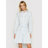 Polo Ralph Lauren Sukienka koszulowa Lsl 211838048001 Niebieski Regular Fit