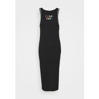 Calvin Klein PRIDE DRESS Sukienka z dżerseju black 6CA21C04I