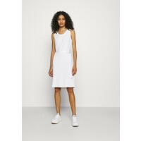Calvin Klein MINI LOGO DRESS Sukienka z dżerseju bright white 6CA21C03T