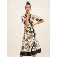 Tory Burch Sukienka codzienna Printed Wrap Dress 61698 Kolorowy Regular Fit