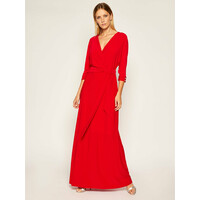 Lauren Ralph Lauren Sukienka wieczorowa Long Gown W 253792268001 Czerwony Regular Fit