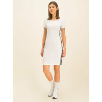 Armani Exchange Sukienka codzienna 3HYABN YJ90Z 1100 Biały Slim Fit