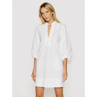 Marella Sukienka koszulowa Stuarda 32212612 Biały Regular Fit