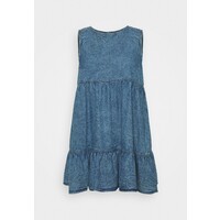 Missguided Plus SLEEVELESS SMOCK DRESS Sukienka jeansowa blue M0U21C0GT