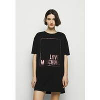 Love Moschino Sukienka z dżerseju black LO921C06J