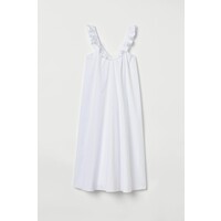 H&M Sukienka z falbanami 0877014005 Biały