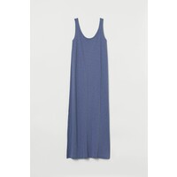 H&M Dżersejowa sukienka z bawełną 0879796003 Gołębi błękit