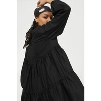H&M Sukienka plażowa z popeliny 0955311001 Czarny