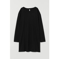 H&M Sukienka z długim rękawem 0818792001 Czarny