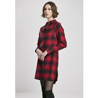 Urban Classics Sukienka koszulowa darkblue/red UR621C01M