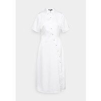 Missguided Petite SHAPED PLACKET SHIRT DRESS Sukienka koszulowa white M0V21C0J7