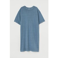 H&M Dżersejowa sukienka T-shirtowa 0921298009 Niebieski