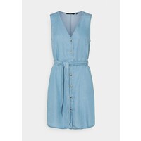 Vero Moda VMVIVIANA SHORT DRESS Sukienka jeansowa light blue denim VE121C2PE-K11
