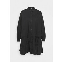 Missguided Plus TIERED SMOCK DRESS Sukienka koszulowa black M0U21C0BY