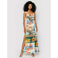 Desigual Sukienka letnia Hawai 20SWMW17 Kolorowy Regular Fit
