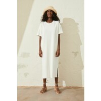 H&M Sukienka typu T-shirt 0954938002 Biały
