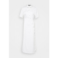 Missguided Tall SHAPED PLACKET DRESS Sukienka koszulowa white MIG21C0D6