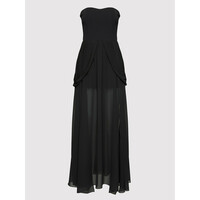 Rinascimento Sukienka wieczorowa CFC0103699003 Czarny Regular Fit