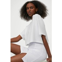 H&M Dżersejowa spódnica 0877369005 Biały
