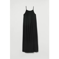 H&M Długa sukienka bez rękawów 0958130008 Czarny
