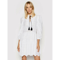 Rinascimento Sukienka letnia CFC0103616003 Biały Regular Fit