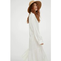 H&M Obszerna sukienka 0904704001 Biały