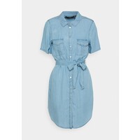 Vero Moda VMSILJA SHORT SHIRT DRESS Sukienka jeansowa light blue denim VE121C2PN