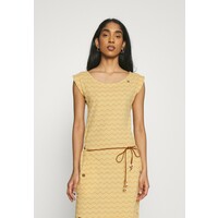 Ragwear TAG CHEVRON Sukienka z dżerseju yellow R5921C08A