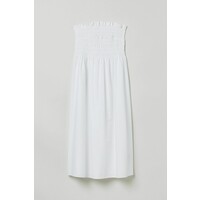 H&M Sukienka z marszczeniem - 0985777008 Biały