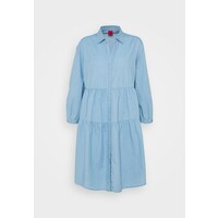HUGO EGY Sukienka koszulowa light blue HU721C0H8