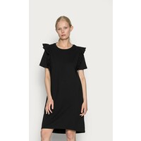 edc by Esprit FRILL DRESS Sukienka letnia black ED121C0VJ-Q11