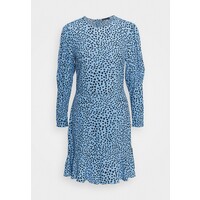 Marks & Spencer London SPOT PUFF MINI Sukienka letnia blue QM421C041