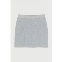 H&M Krótka spódnica dżersejowa 1000757002 Jasnoszary melanż