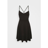 Trendyol Sukienka z dżerseju black TRU21C05I