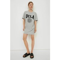H&M Sukienka T-shirtowa 0929268010 Jasnoszary melanż/UCLA
