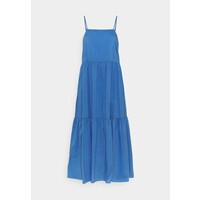 Marc O'Polo DENIM DRESS STRAPS TIRED Długa sukienka intense blue OP521C04J