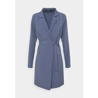 Missguided Petite BASIC WRAP BLAZER DRESS Sukienka letnia blue M0V21C0K9