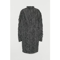 H&M Drapowana sukienka bodycon 0921732002 Czarny/Biały wzór