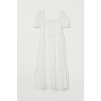 H&M Koronkowa sukienka 0856812001 Biały