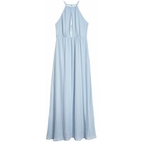 H&M Długa sukienka z koronką 0608022003 Jasny bladobłękitny