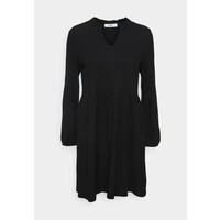 ONLY ONLZILLE SOLID V NECK DRESS Sukienka letnia black ON321C246