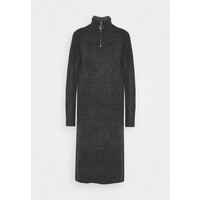Noisy May Tall NMDOMINIC DRESS Sukienka dzianinowa dark grey melange NOB21C021