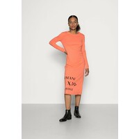 Armani Exchange VESTITO Sukienka z dżerseju orange sorbet ARC21C02W