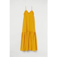 H&M Długa sukienka z lyocellem 0901770001 Żółty
