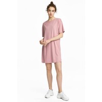 H&M Sukienka typu T-shirt 0477507002 Antyczny róż