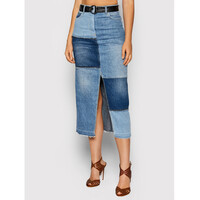 Pinko Spódnica jeansowa Colorado 1J10QK Y7JA Niebieski Regular Fit