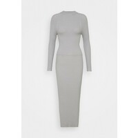 Missguided Tall TIE BACK DRESS Sukienka dzianinowa grey MIG21C0CV