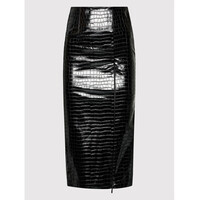 ROTATE Spódnica z imitacji skóry Leeds Pencil Skirt-RT545 Czarny Regular Fit