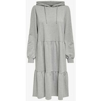 JDY JDYMARY DRESS Sukienka letnia light grey melange JY121C0G3-C11