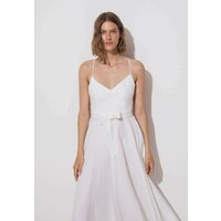 OYSHO Sukienka z dżerseju white OY121C080